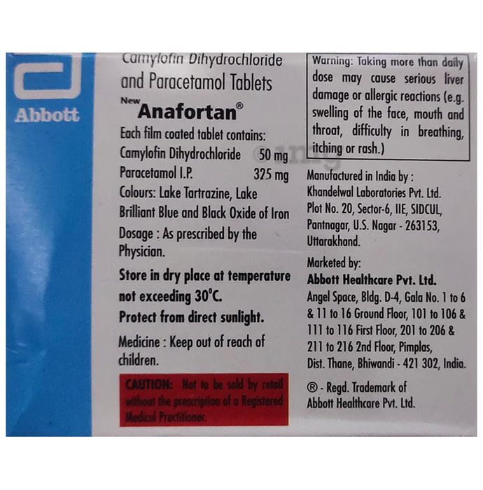 ANAFORTAN TAB