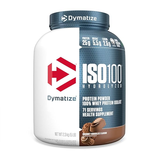 DYMATIZE ISO100 WHEY PROTEIN GOURMET CHOCOLATE 2.27KG (5LBS)