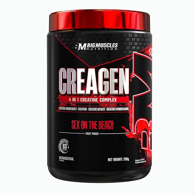 BIG MUSCLES CREAGEN SEX ON THE BEACH 250GM