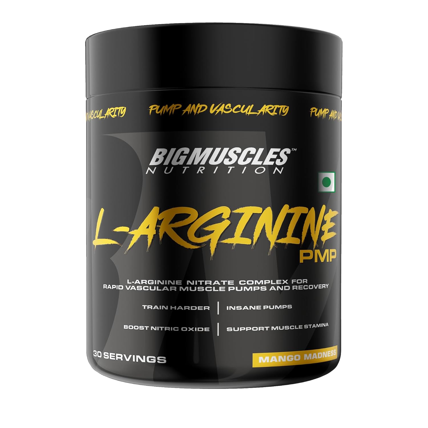 BIG MUSCLES L-ARGININE POWDER MANGO MADNESS 30 SERVINGS