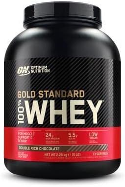 OPTIMUM NUTRITION GOLD WHEY PROTEIN DOUBLE RICH CHOCOLATE 5LBS