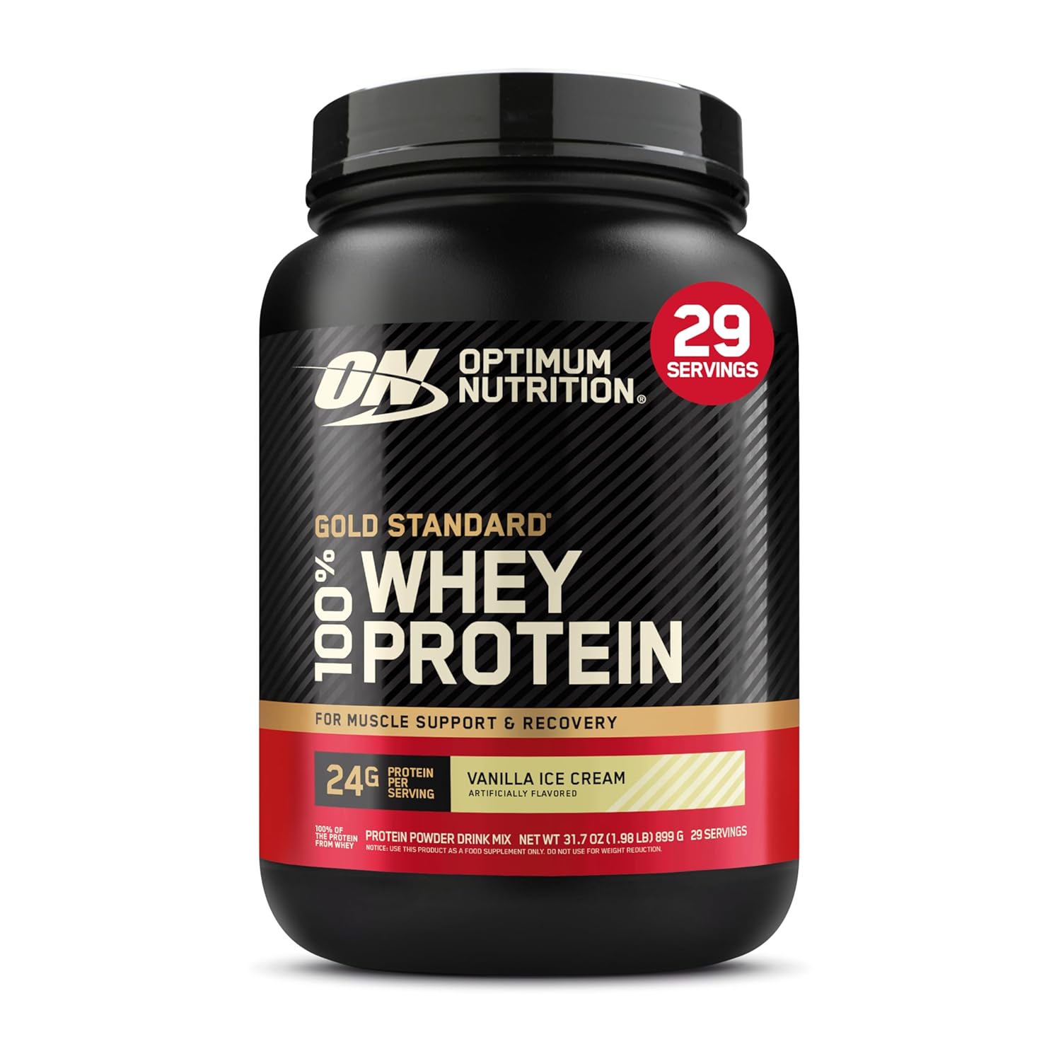 OPTIMUM NUTRITION GOLD WHEY PROTEIN VANILLA 2LBS