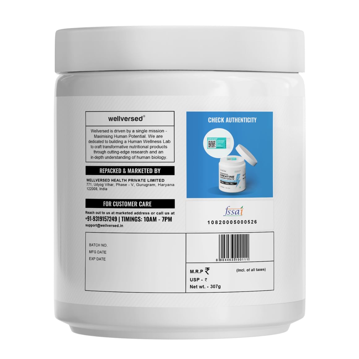 WELLCORE CREATINE FRUIT FUSION 307GM