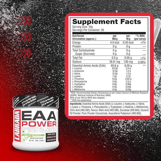 LABRADA EAA SOUR GUMMY 300GM