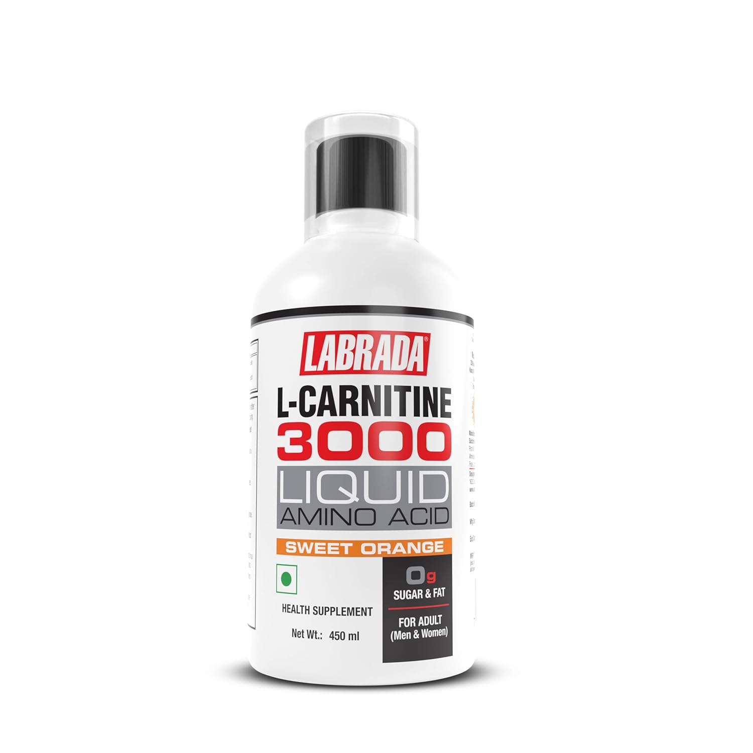 LABRADA L-CARNITINE 3000MG SWEET ORANGE LIQUID 450ML