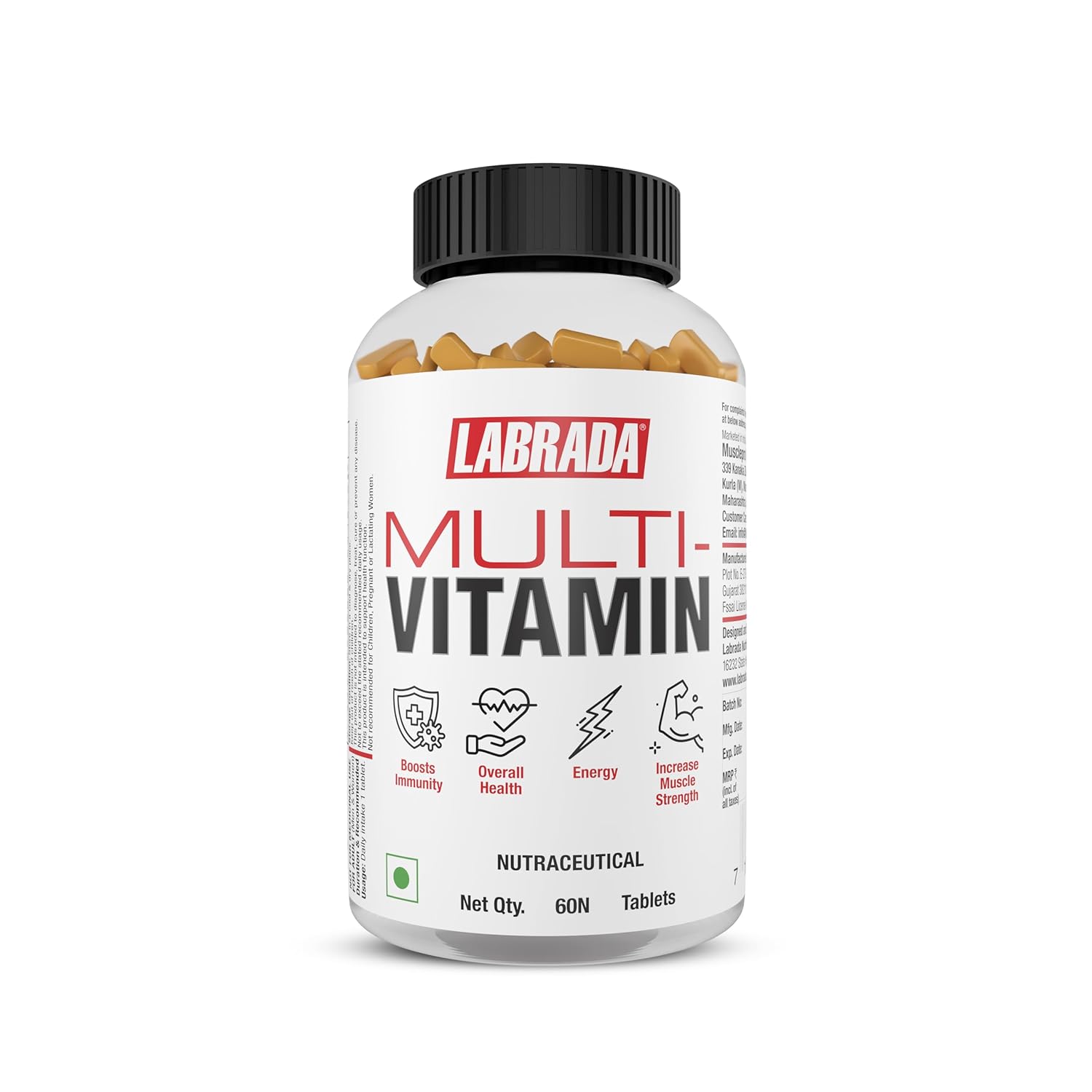 LABRADA MULTIVITAMIN 60 CAPSULES