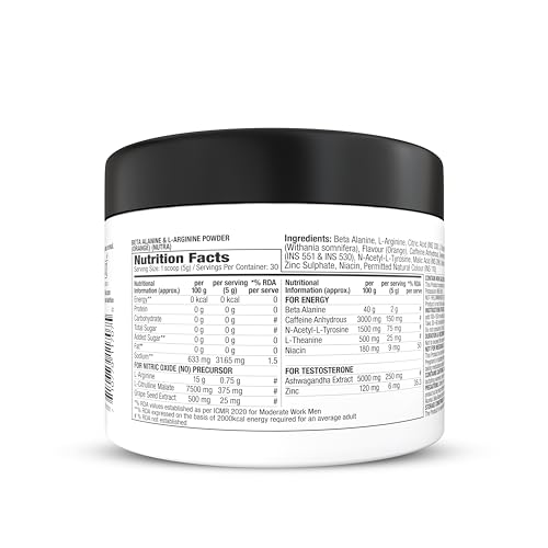 LABRADA SUPERCHARGE PRE-WORKOUT ORANGE 150GM