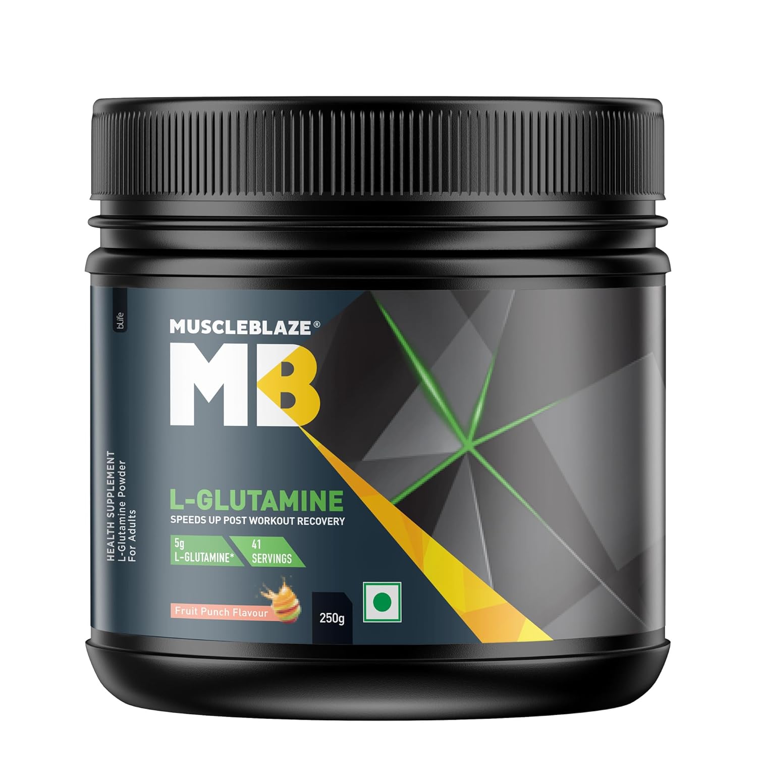 MUSCLEBLAZE MICRONIZED L-GULTAMINE FRUIT PUNCH 250GM