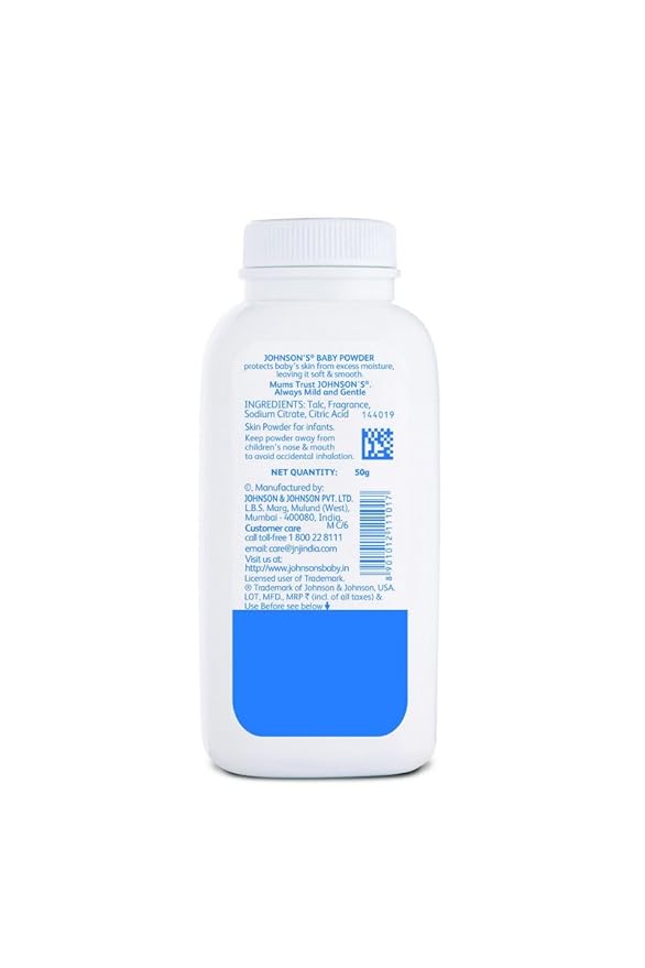 JOHNSONS BABY POWDER NATURAL 50GM