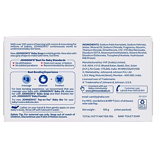 JOHNSONS BABY SOAP 100GM