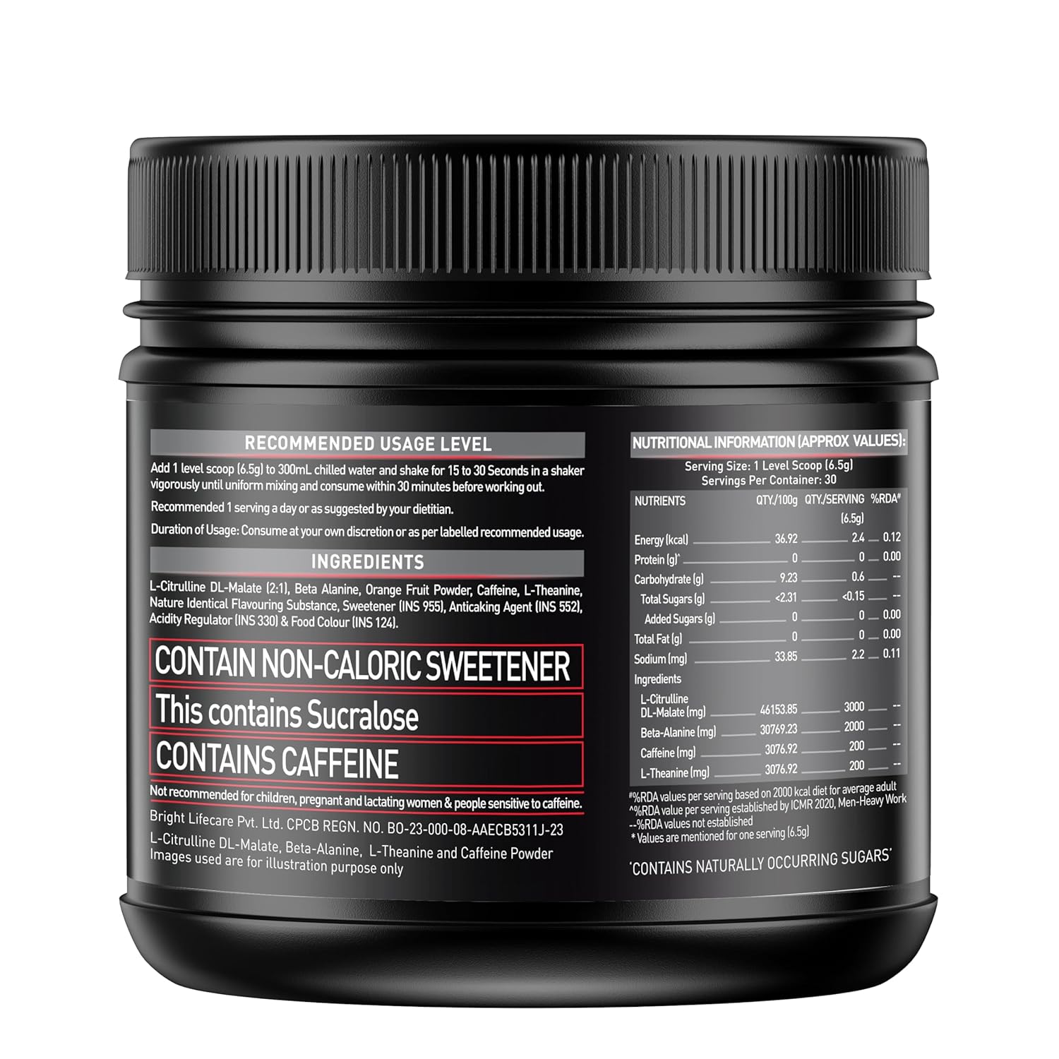MUSCLEBLAZE PRE-WORKOUT 200 XTREME FRUIT PUNCH 0.44LB