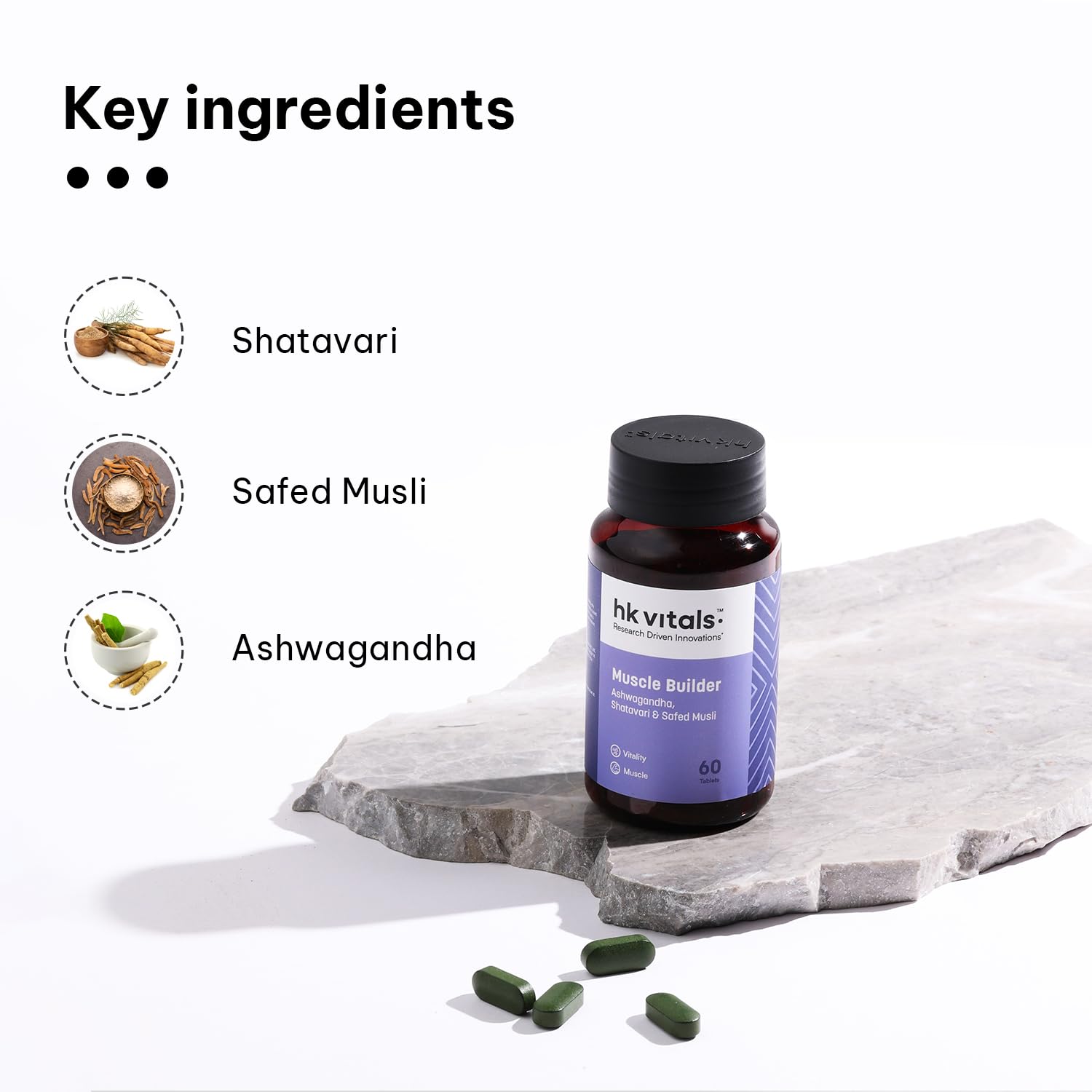 HEALTHKART HK VITALS MUSCLE BUILDER 60 TABLETS