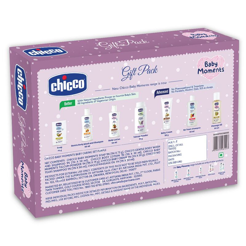 CHICCO BM BABY CARING SET PURPLE 1KIT