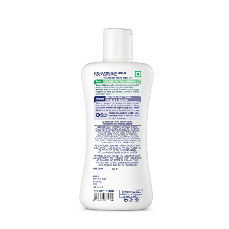 CHICCO BM BODY LOTION 200ML