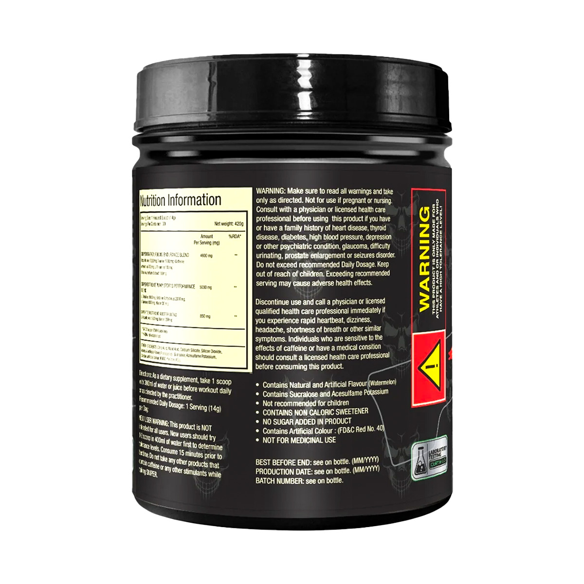 ONE SCIENCE NUTRITION SNIPER PRE-WORKOUT PINE APPLE 30 SERVINGS