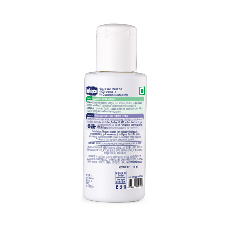 CHICCO BM MASSAGE OIL 100ML