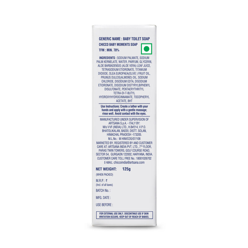 CHICCO BM SOAP 125GM