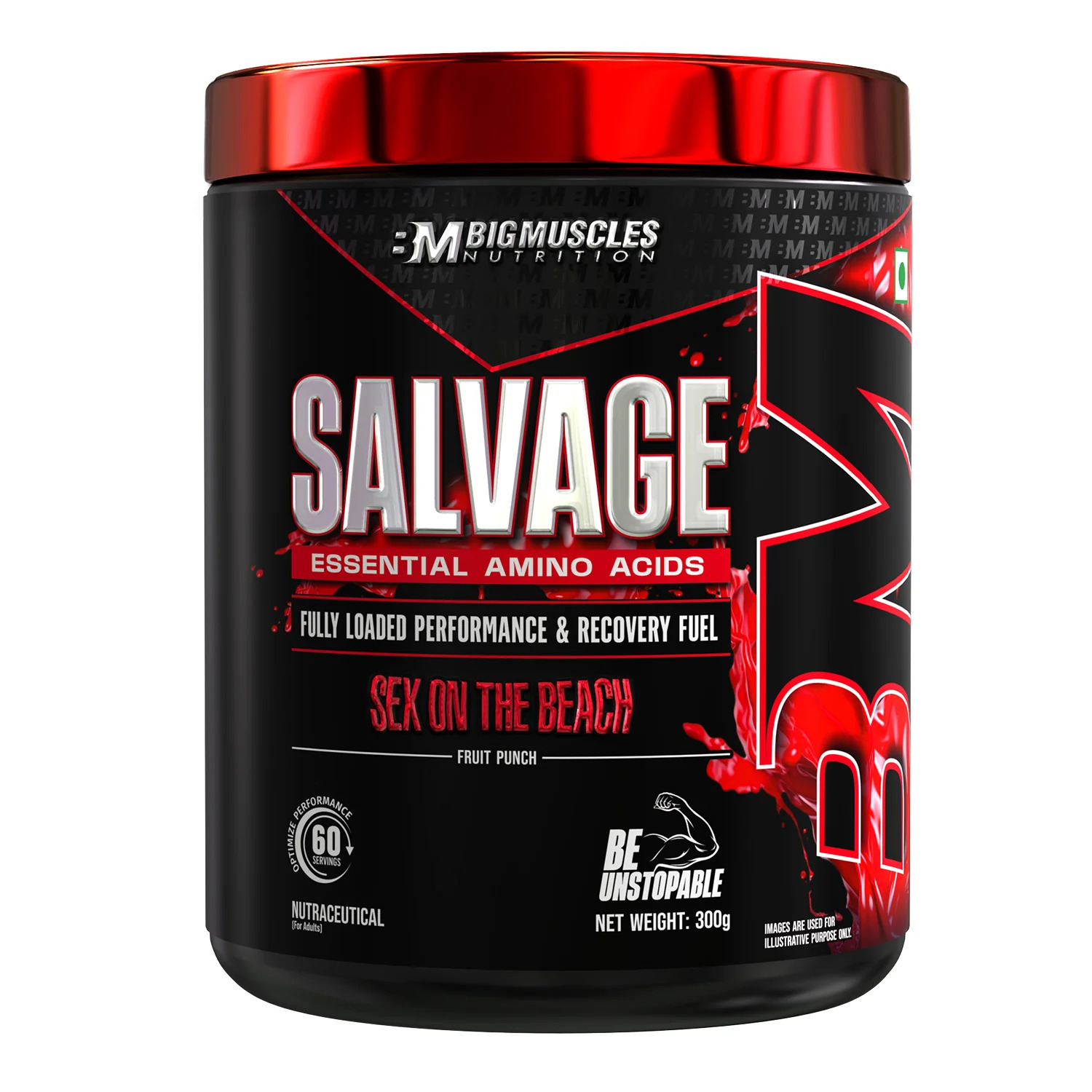 BIG MUSCLES SALVAGE SEX ON THE BEACH 60 SERVINGS