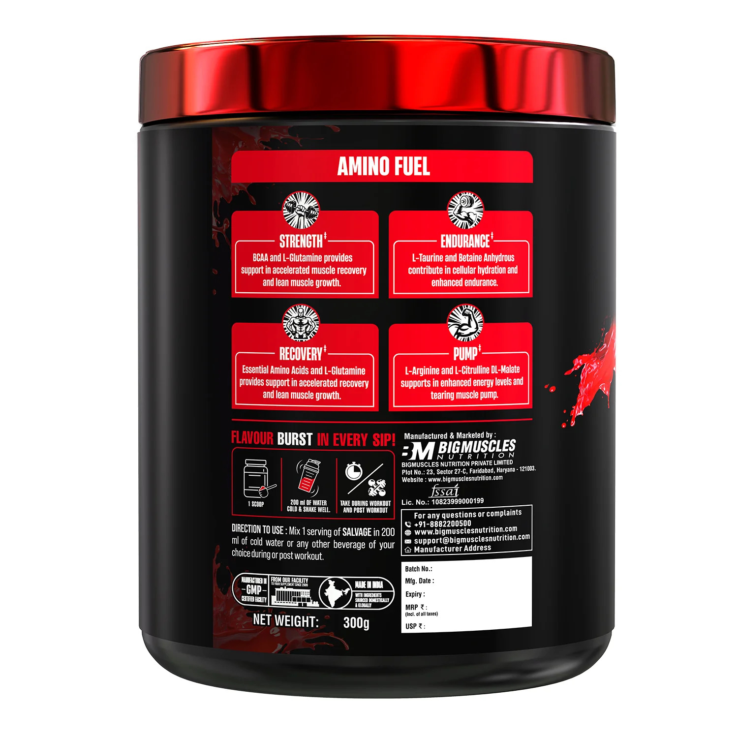 BIG MUSCLES SALVAGE SEX ON THE BEACH 60 SERVINGS