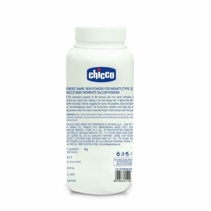 CHICCO BM TALCUM POWDER 75G