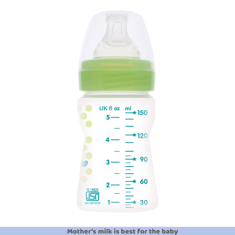 CHICCO BOTTEL WB SIL PHY GREEN 150ML