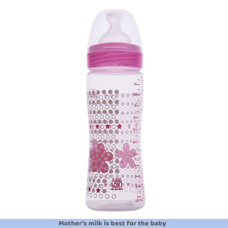 CHICCO BOTTEL WB SIL PHY PINK FLOWER 330ML