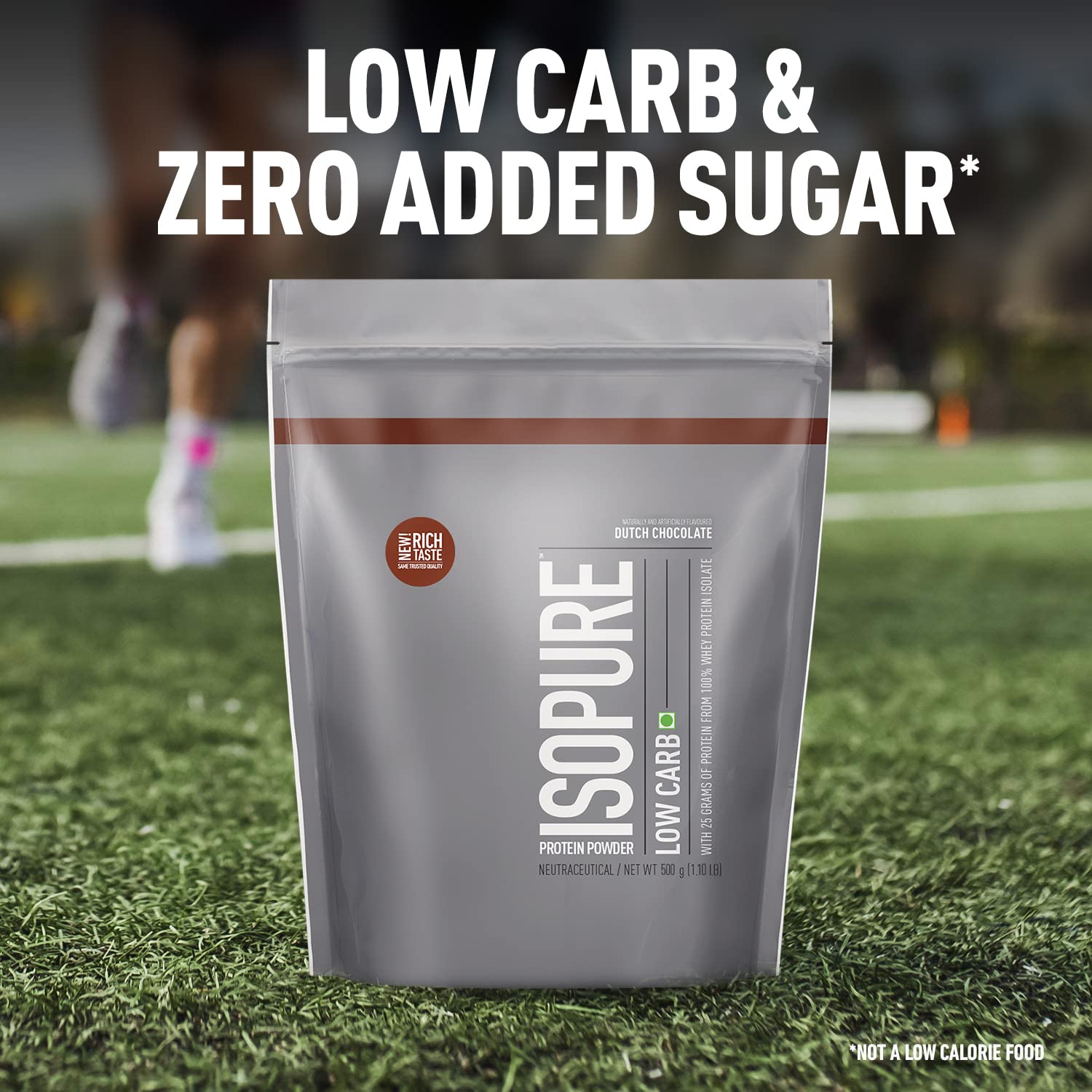 ISOPURE LOW CARB WHEY PROTEIN ISOLATE POWDER DUTCH CHOCOLATE 500GM