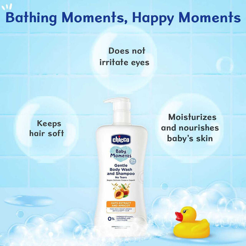 CHICCO GENTLE BODT WASH & SHAMPOO 100ML