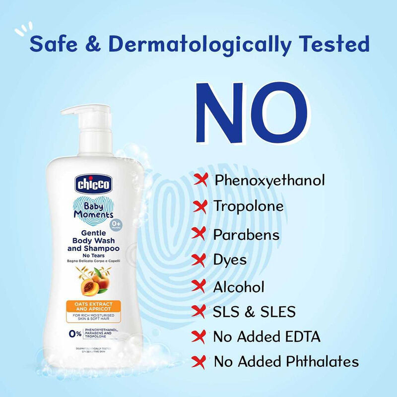 CHICCO GENTLE BODT WASH & SHAMPOO 100ML