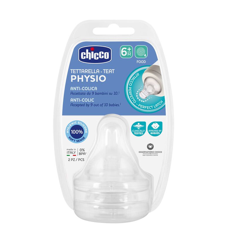 CHICCO TEATS PERFECTS FOOD SIL 6M+