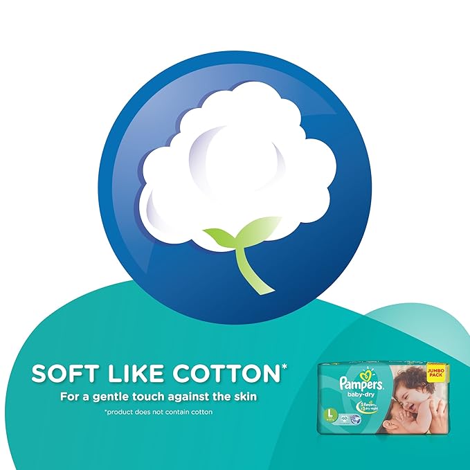 PAMPERS NB TAPED DIAPERS 60