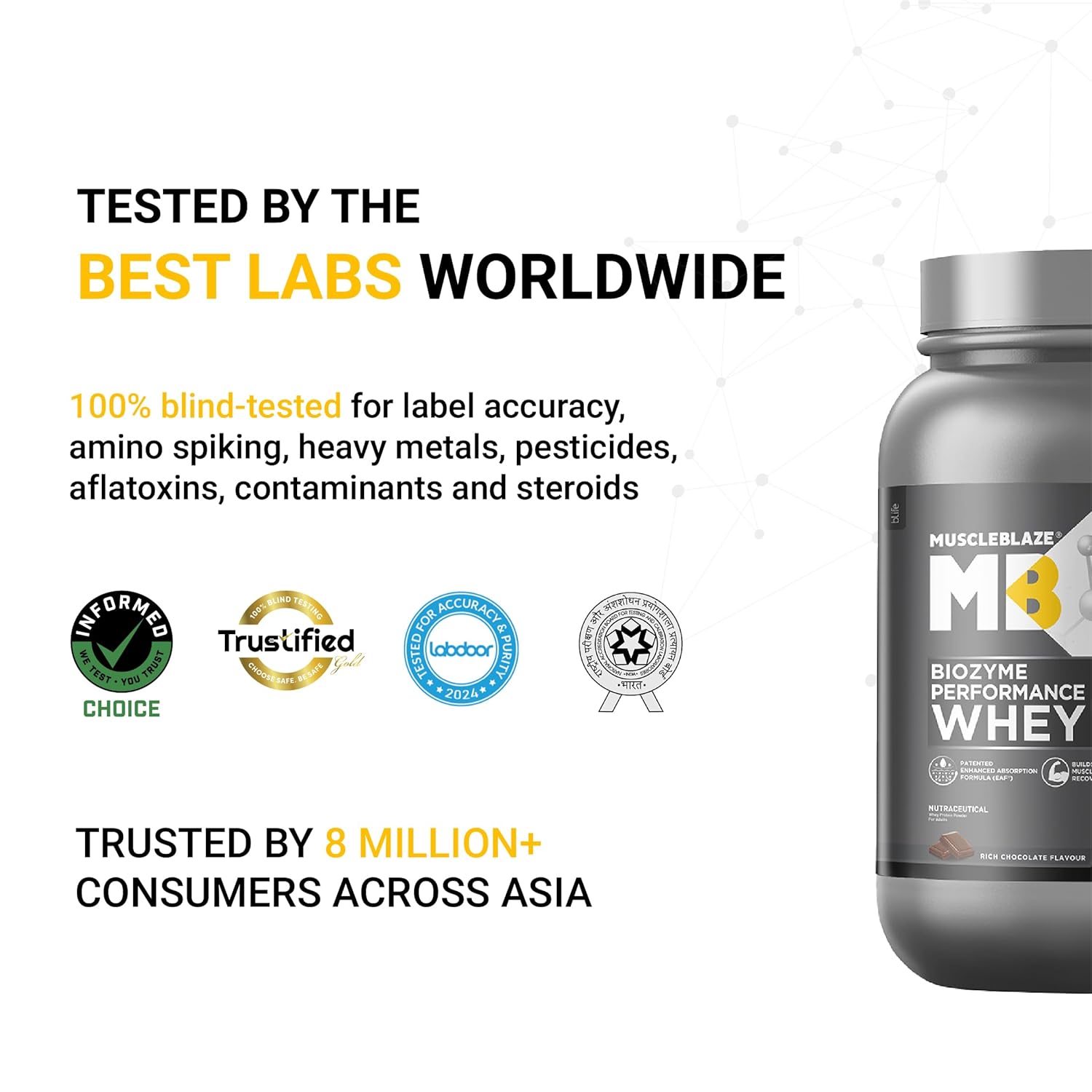 MUSCLEBLAZE BIOZYME PERFORMANCE WHEY 2.2LB RICH CHOCOLATE