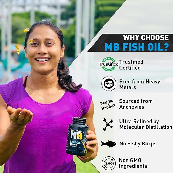 MUSCLEBLAZE FISH OIL ( 1000MG ) 90 SOFTGELS