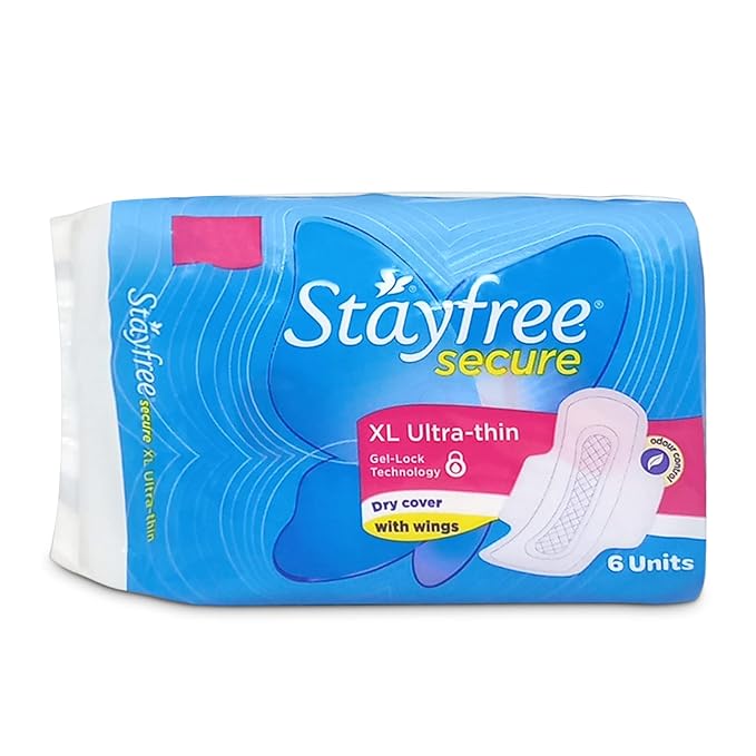 STAYFREE SECURE DRY XL 6 PADS