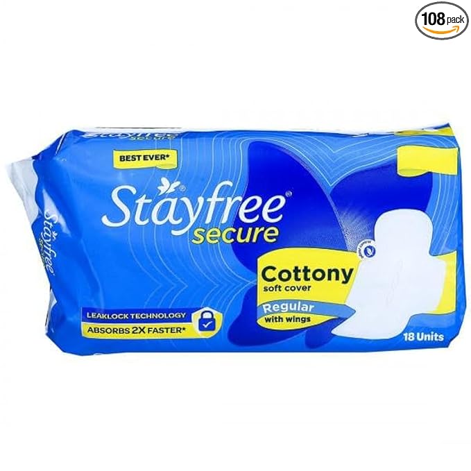 STAYFREE REGULAR SANITARY PADS 18 PCS