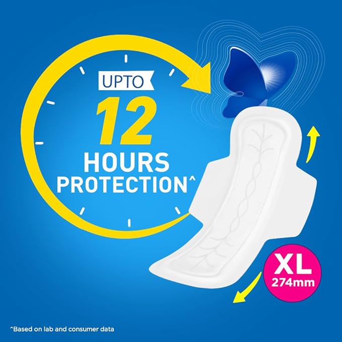 STAYFREE SECURE COTTONY XL SANITARY PADS 40 PCS