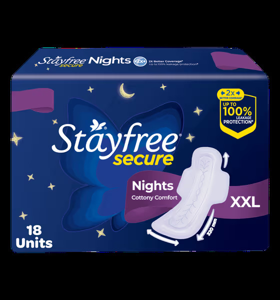 STAYFREE SECURE NIGHT XXL 18 PCS