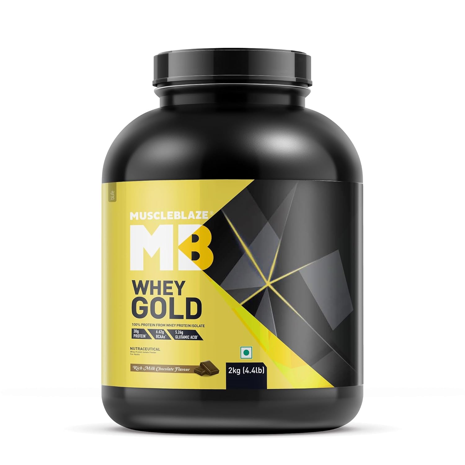 MUSCLEBLAZE GOLD WHEY PROTEIN RICH MILK CHOCOLATE 2KG