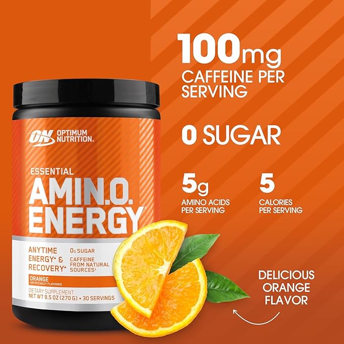 OPTIMUM NUTRITION AMINO ENERGY PRE-WORKOUT ORANGE COOLER 270GM