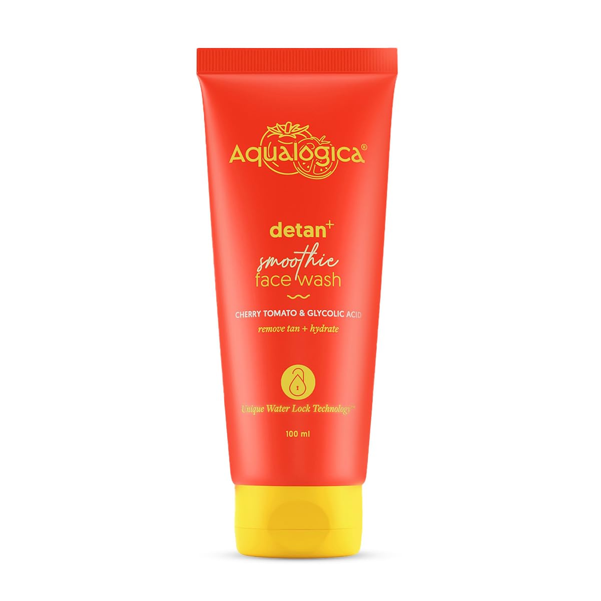 AQUALOGICA DETAN+SMOOTHIE FACE WASH WITH GLYCOLIC ACID - OILY, DRY, SENSITIVE &COMBINATION SKIN 100M