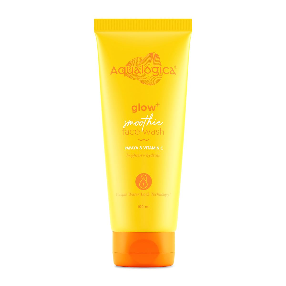 AQUALOGICA GLOW+ SMOOTHIE FACE WASH 100ML