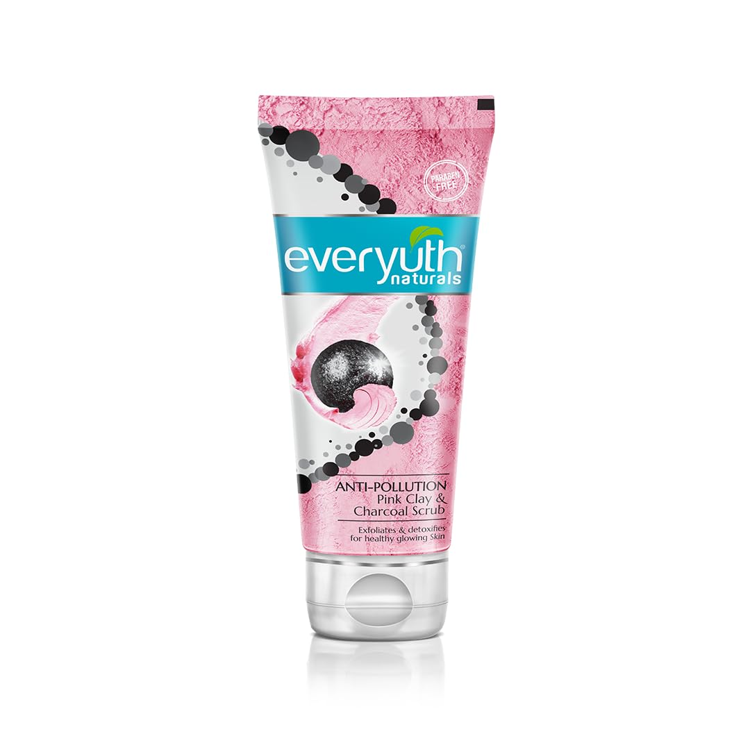 EVERYUTH NATURALS ANTI POLLUTION CHARCOAL SCRUB 50GM