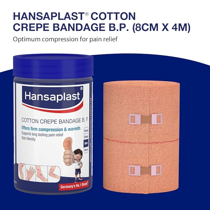 HANDLOOM CREPE BANDAGES 8CM