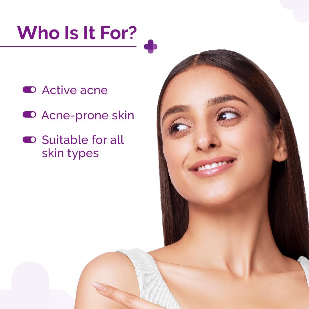 THE DERMA CO 2% SALICYLIC ACID FACE SERUM REDUCES ACNE & BLACKHEADS TIGHTENS PORES 30ML