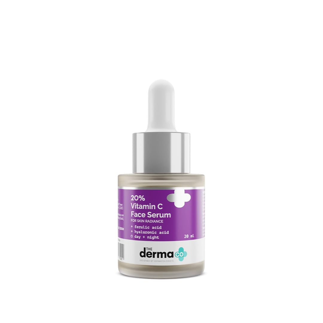THE DERMA CO 20% VITAMIN C FACE SERUM FOR SKIN RADIANCE FIGHTS PIGMENTATION - 20 ML