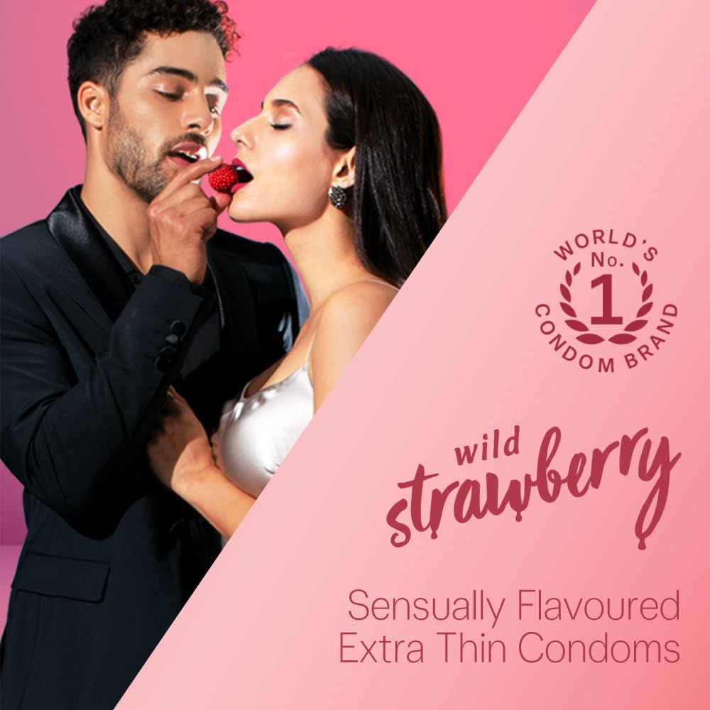 DUREX EXTRA THIN (STRAWBERRY) 1X10