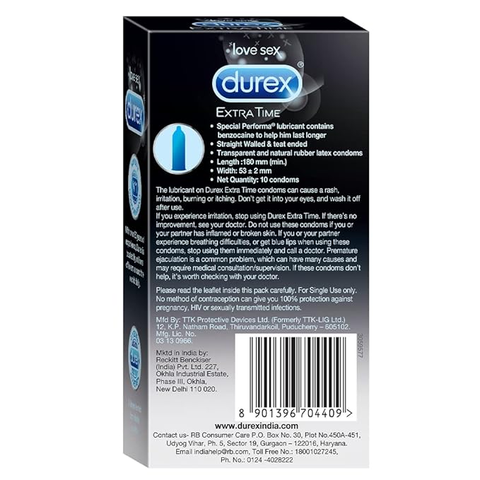 DUREX EXTRA TIME 1X10