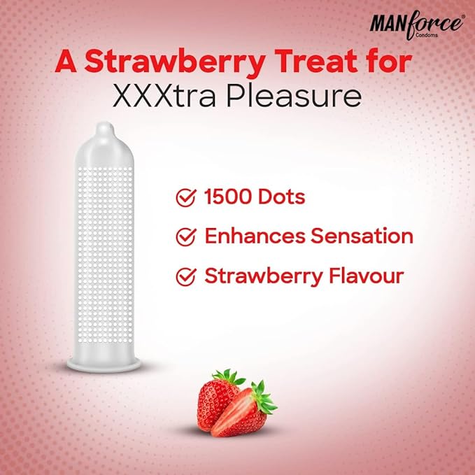 MANFORCE STRAWBERRY 1500-DOTS 10PCS