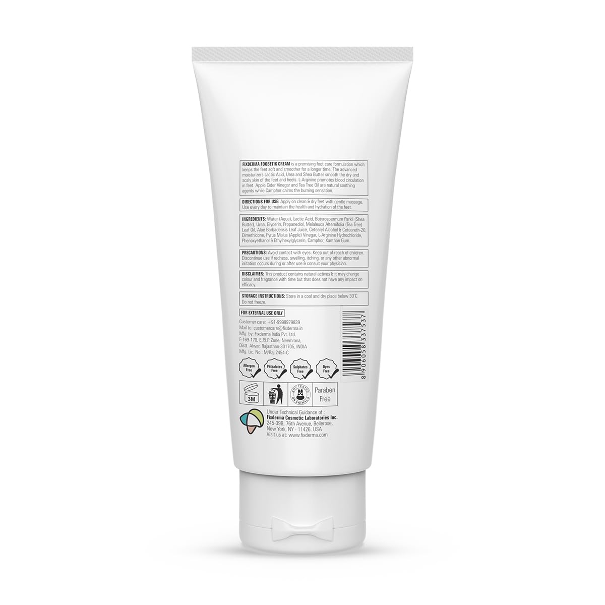 FIXDERMA FOOBETIK CREAM, FOOT CREAM, FOOT CARE FOR DIABETIC, FOR DRY & CRACKED FEET 50GM