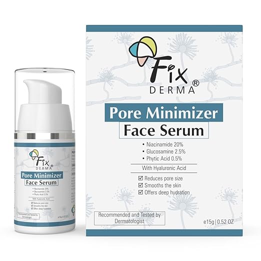 FIXDERMA 20% NIACINAMIDE SERUM FOR FACE FOR PORE MINIMIZER 15GM